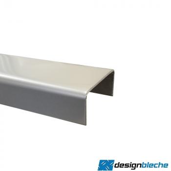 Edelstahl U-Profil V2A blank 1,5mm Einfassprofil